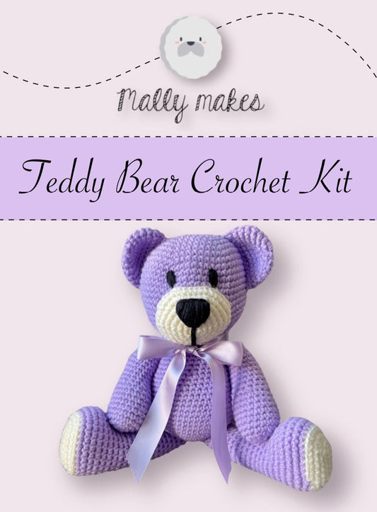 Teddy Bear Crochet Pattern Booklet by Mally Makes