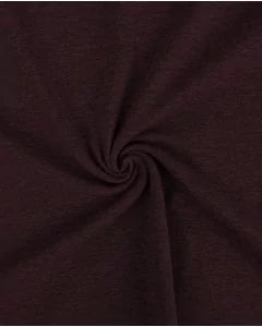 Jersey (Tricot) Melange Black Yarn - Burgundy