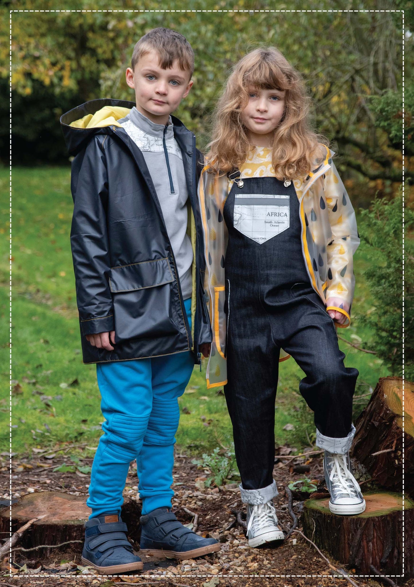 Bobbins & Buttons Sewing Patterns – David Raincoat – Kids – Paper Version.