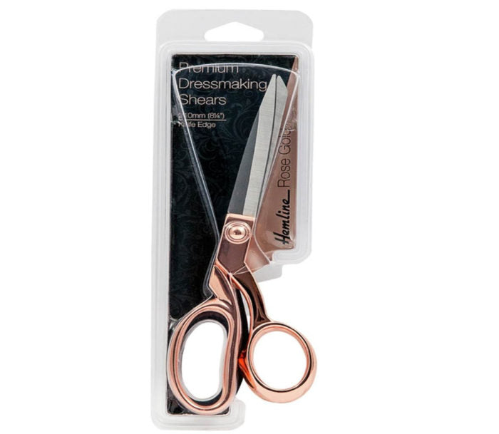 Hemline Rose Gold 21cm/8.5″ Dressmakers Scissors