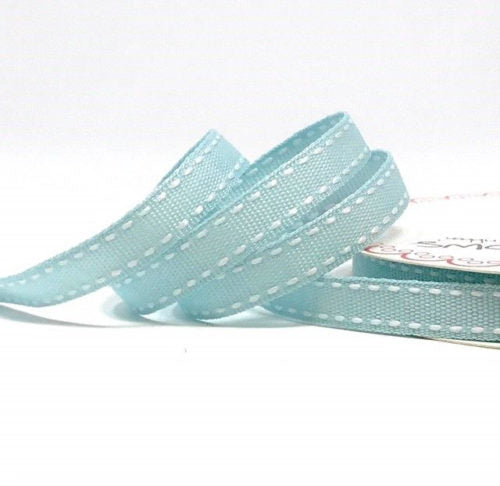 9mm Polyester Stitch Grosgrain Ribbon (6 Colours)