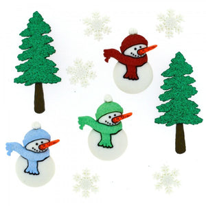 Have A Cool Yule Novelty Christmas Buttons by Dress It Up