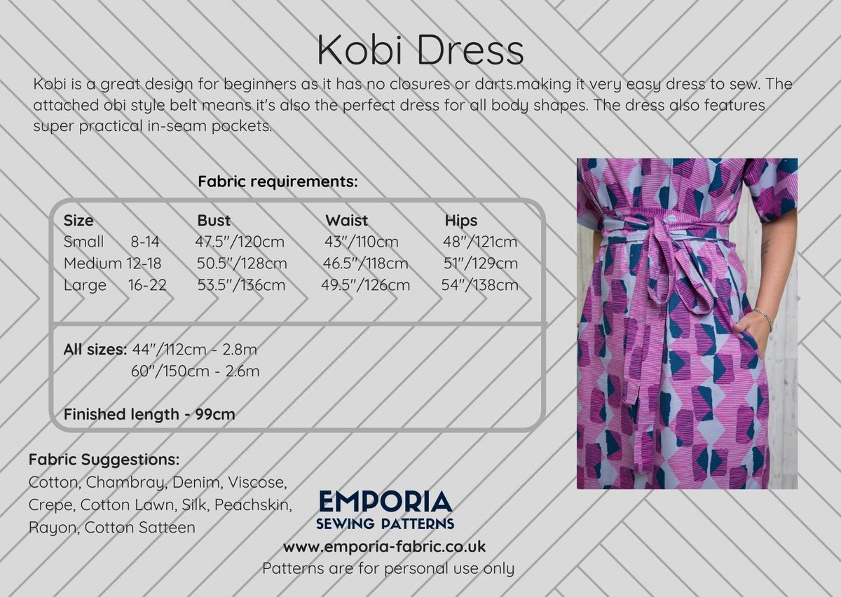 Emporia Patterns - Kobi Dress Pattern