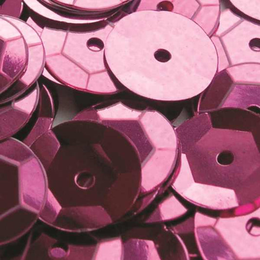 Pre-packed 6mm Cupped Sequins - Pink