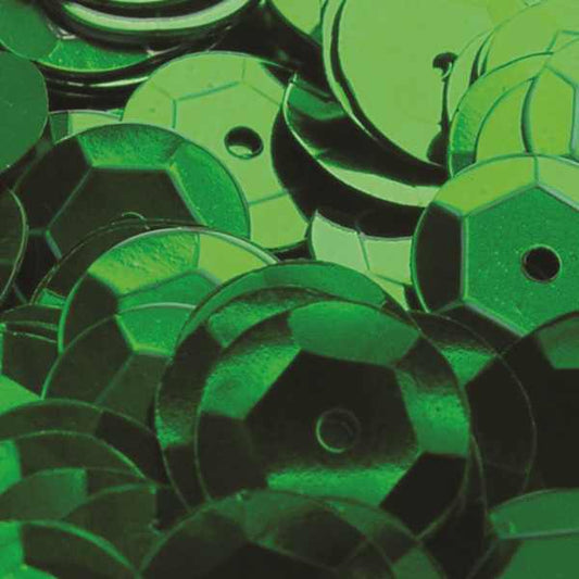 Pre-packed 6mm Cupped Sequins - Green