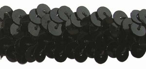 Stretch Sequins 19mm - Black