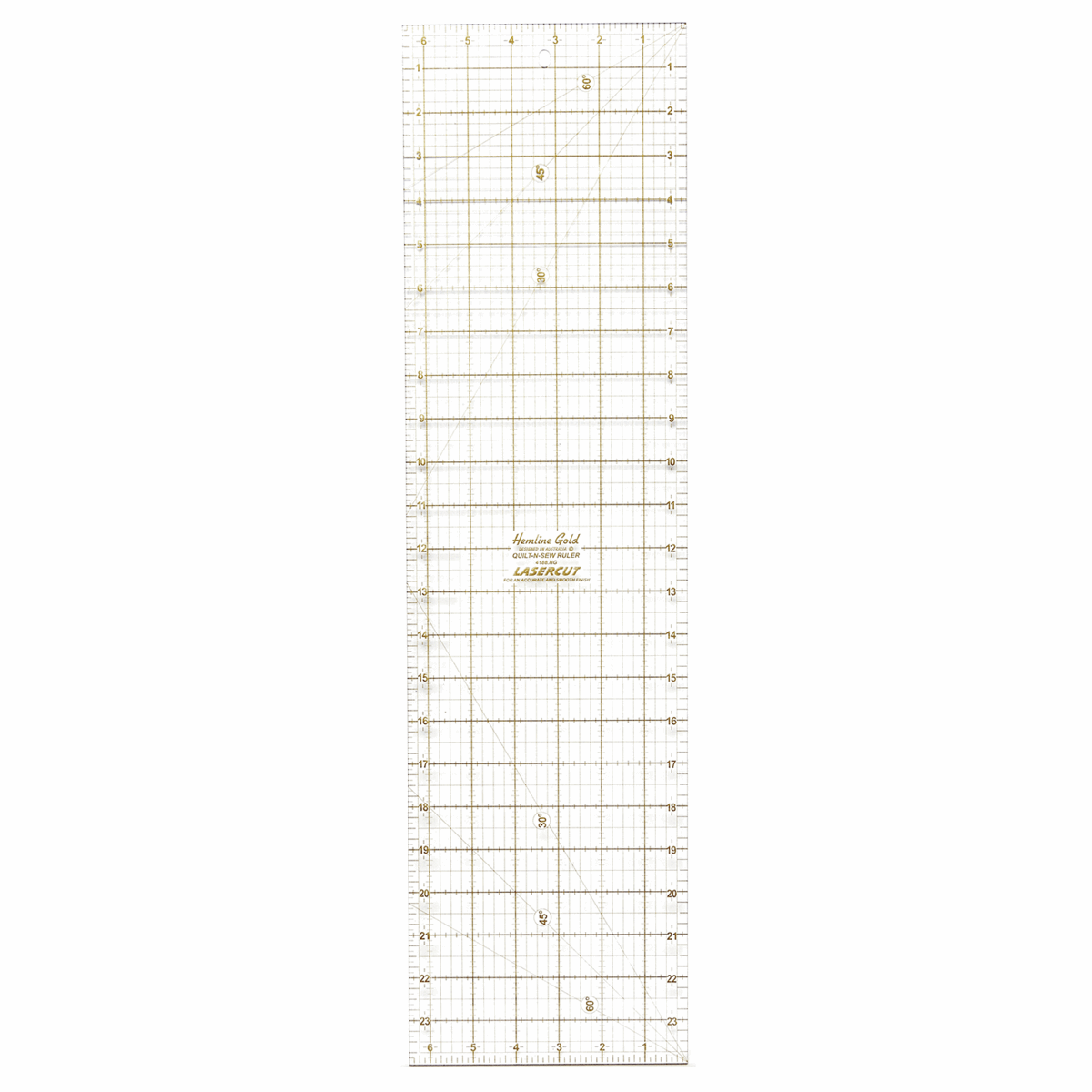 Hemline Gold - Rule: Patchwork: 24 x 6.5in