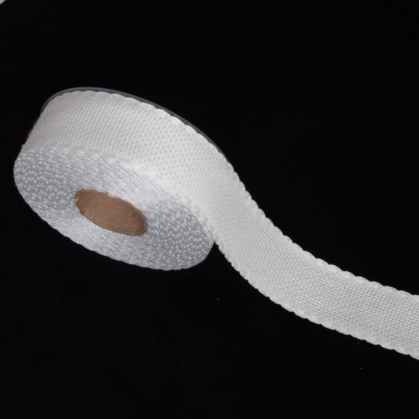 White Aida Fabric Band - 30MM