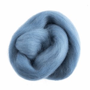 Trimits Natural Wool Roving Felt - Light Blue