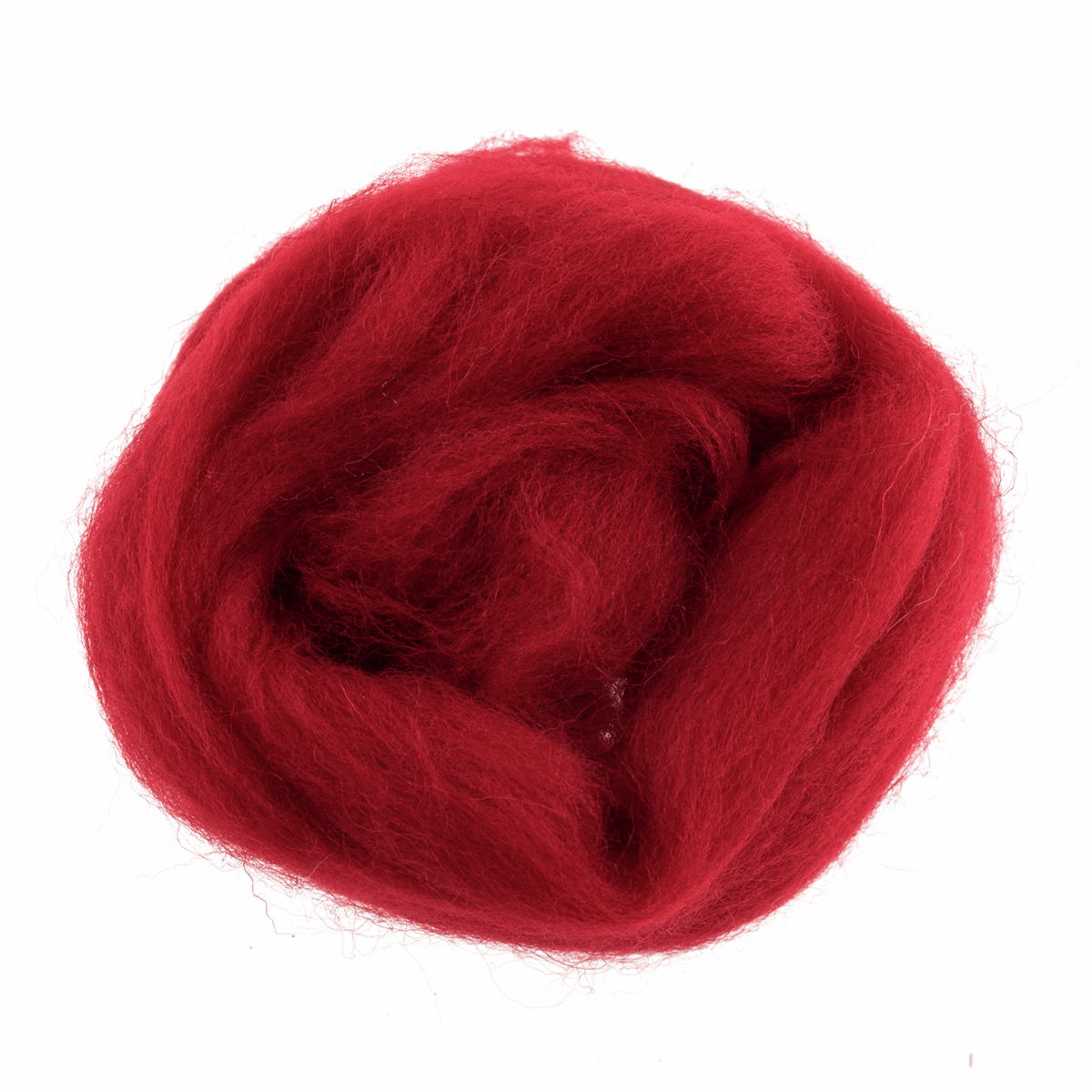 Trimits Natural Wool Roving Felt - Dark Red