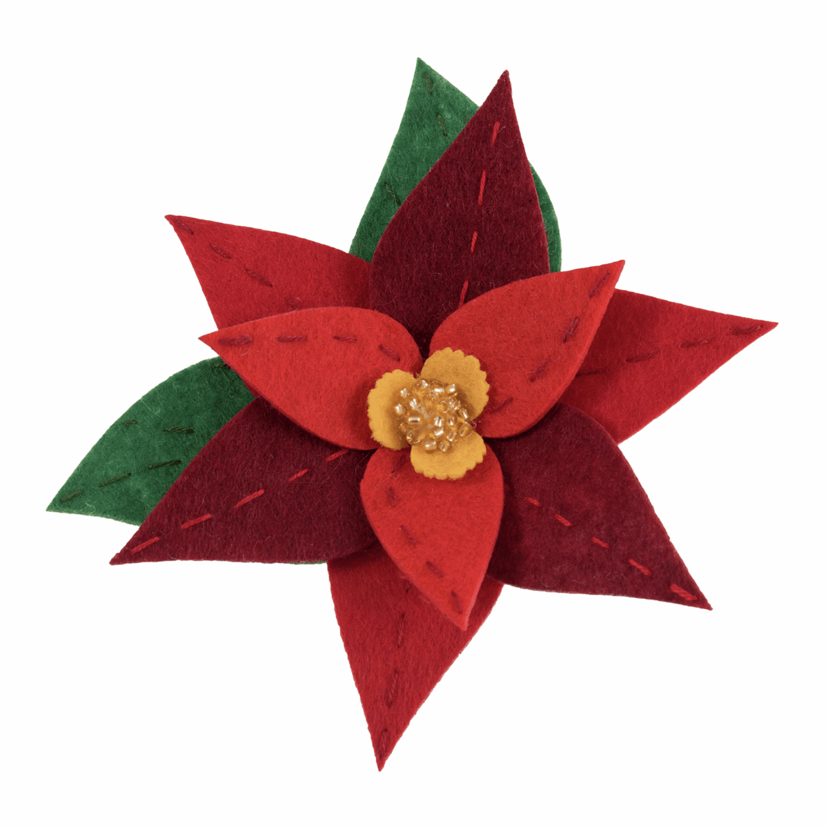 Felt Decoration Kit - Poinsettia