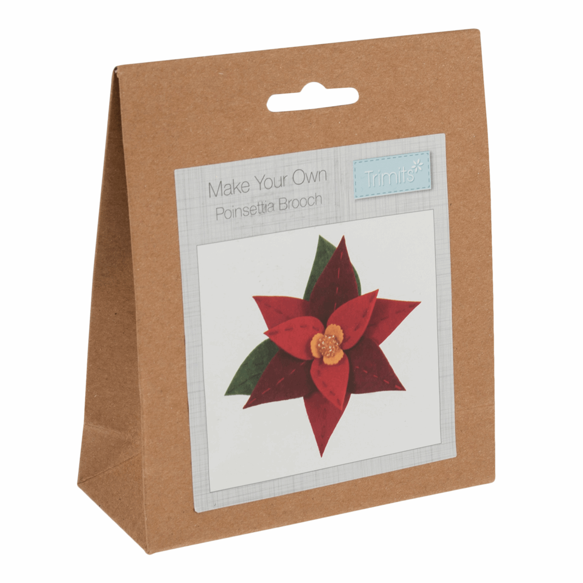 Felt Decoration Kit - Poinsettia