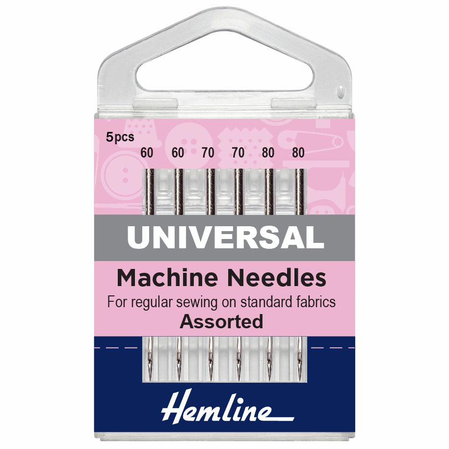 Hemline Fine Assorted Universal Machine Needles