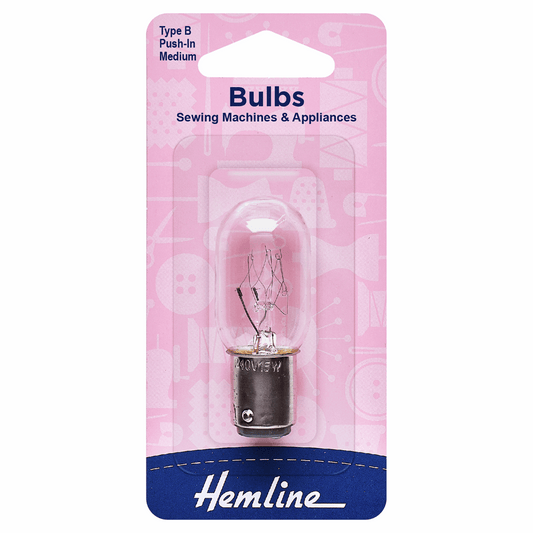 Hemline Sewing Machine Bayonet Light Bulb