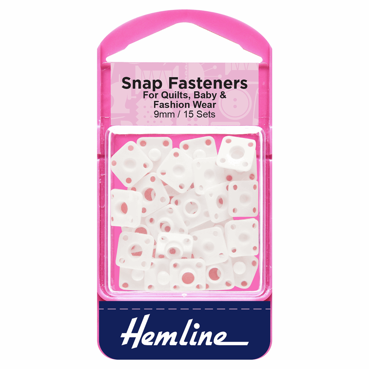 Hemline Snap Fasteners 9mm