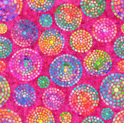 QT Fabrics - Brilliance - Mosaic Medallions