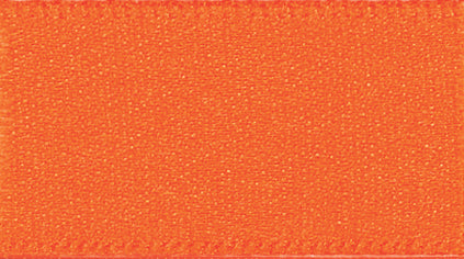 Berisfords Double Faced Satin Ribbon - 5mm Orange Delight