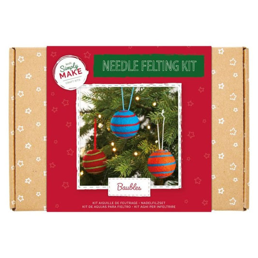 Simply Make Needle Felting Kit - Baubles