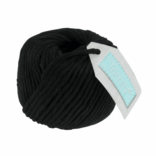 Trimits Macramé Cord - 4mm Black