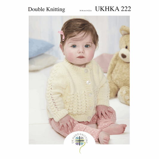 UKHKA Pattern: DK: Cardigan - 222