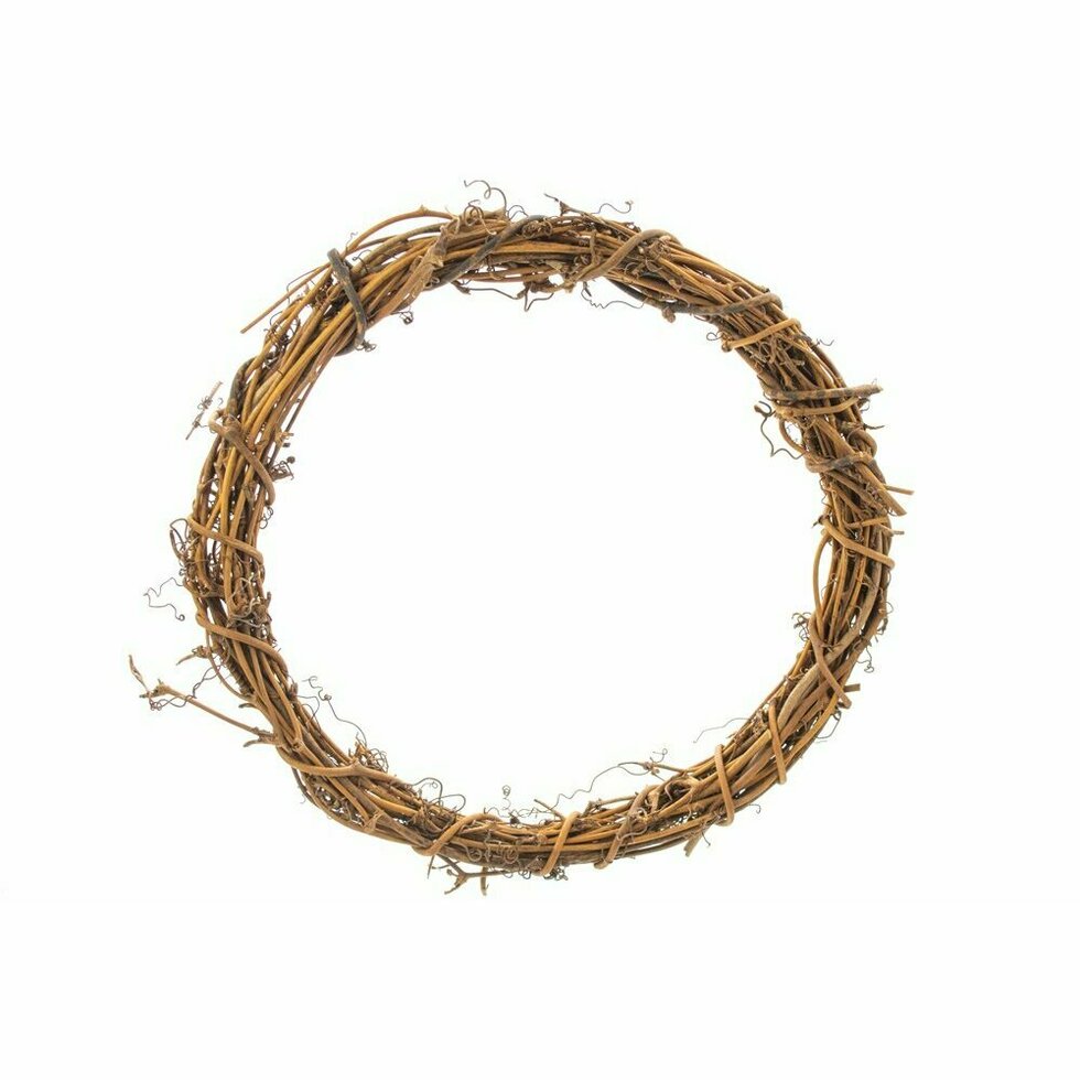 Wreath Natural Vine 25cm