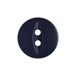 Fisheye Button - 19mm - Navy