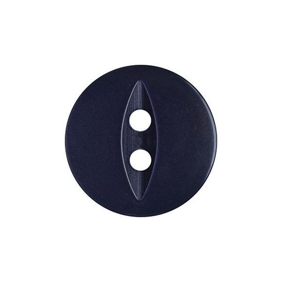 Fisheye Button - 19mm - Navy