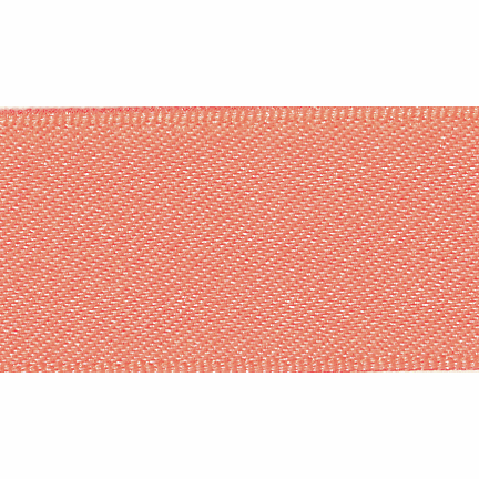 Bertie's Bows Double Faced Satin Ribbon - 7mm Flo Orange