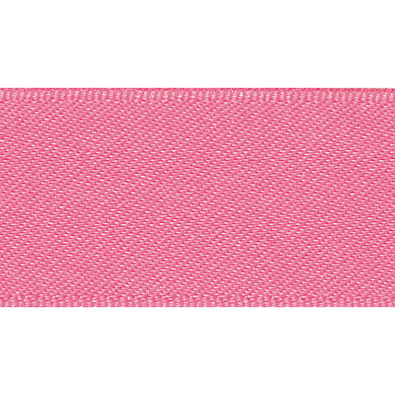 Newlife: Double Faced Satin Ribbon - 7mm Flo Pink