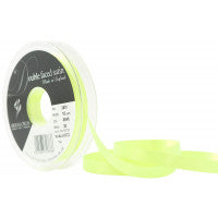 Bertie's Bows Double Satin Ribbon - 10mm Fluorescent Yellow