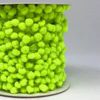 Bertie's Bows Pom Pom Trim - 10mm Diameter -Lime