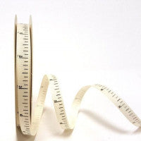 Ivory Grosgrain Ribbon - 9mm - Inches Print