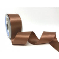 Safisa Double Faced Satin Ribbon -39mm Latte