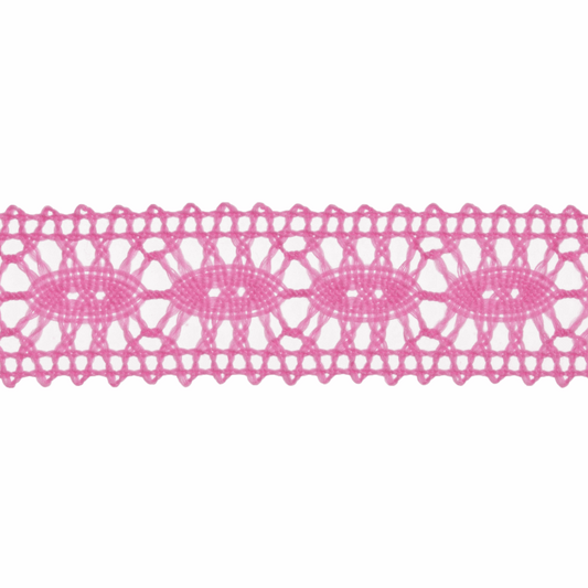 Lace Trim - Magenta 23mm