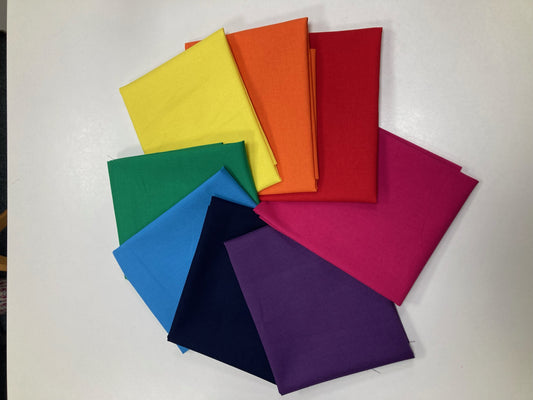 Bright Rainbow Fat Quarter Set