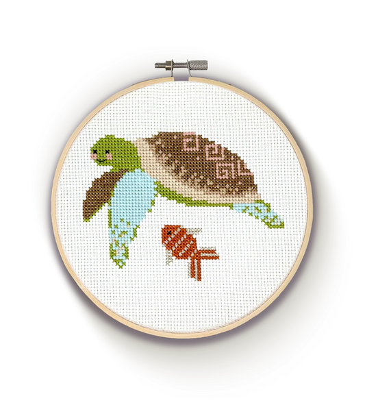 Crafty Kit Company Turtle Cross Stitch Kit