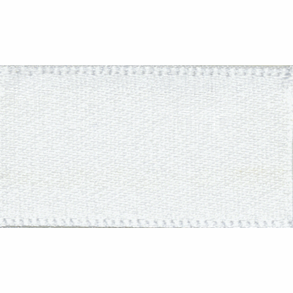 Bertie's Bows Double Satin Ribbon - 10mm : White